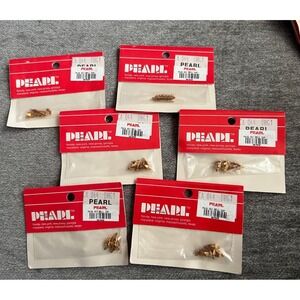 Pearl HG1 Bell Cap 6pk Gold Tone Findings Lot of 6 Vintage Craft Supplies